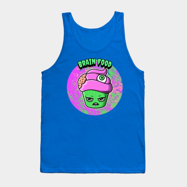 Brain Food Graphic Tank Top by CTJFDesigns